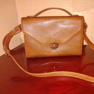 Vintage Ungaro tan briefcase satchel
